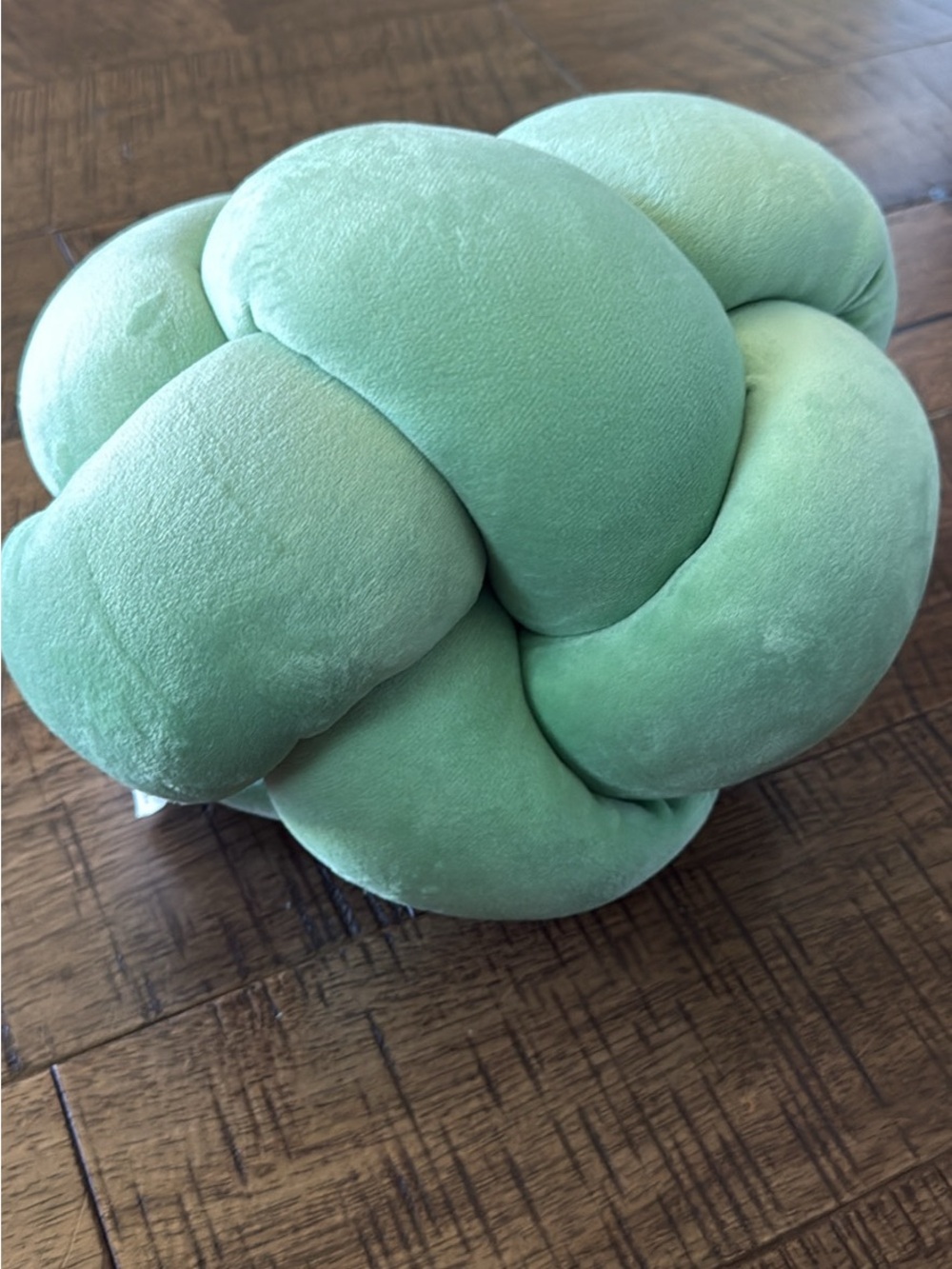 Room Essentials Mint Green Knot Accent Pillow